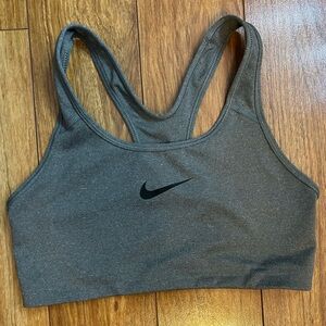 Nike Women’s Charcoal Dri-FIT Sports Bra Size Medium